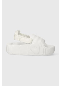 adidas Originals sandały Adilette 22 XLG damskie kolor biały na platformie IG5749 ze sklepu PRM w kategorii Sandały damskie - zdjęcie 167622711