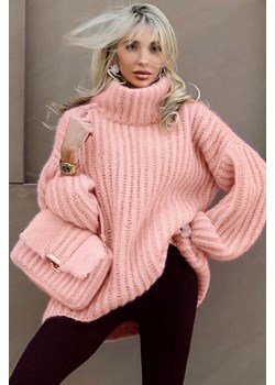 Sweter JARMENA PINK ze sklepu Ivet Shop w kategorii Swetry damskie - zdjęcie 167622923