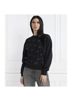 Karl Lagerfeld Bluza rhinestone karl | Loose fit ze sklepu Gomez Fashion Store w kategorii Bluzy damskie - zdjęcie 167623910
