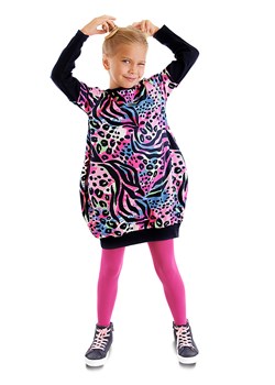 Denokids Sukienka &quot;Allover Leopard&quot; w kolorze jasnoróżowym ze sklepu Limango Polska w kategorii Sukienki dziewczęce - zdjęcie 167625271