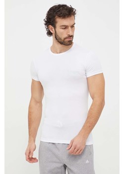 Emporio Armani Underwear t-shirt lounge 2-pack kolor biały z nadrukiem 111670 4R715 ze sklepu ANSWEAR.com w kategorii T-shirty męskie - zdjęcie 167635233