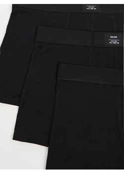 Cropp - 3 pack czarnych bokserek - czarny ze sklepu Cropp w kategorii Majtki męskie - zdjęcie 167642332