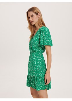 Reserved - Sukienka mini - zielony ze sklepu Reserved w kategorii Sukienki - zdjęcie 167642824