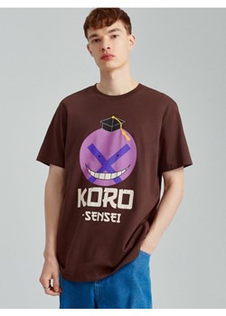 Brązowa koszulka z nadrukiem Koro Sensei ze sklepu House w kategorii T-shirty męskie - zdjęcie 167647502