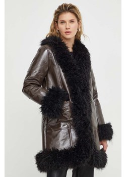 Résumé płaszcz damski kolor brązowy przejściowy ze sklepu ANSWEAR.com w kategorii Płaszcze damskie - zdjęcie 167649024