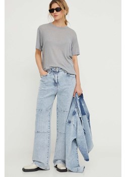 Remain jeansy damskie kolor niebieski ze sklepu ANSWEAR.com w kategorii Jeansy damskie - zdjęcie 167649243