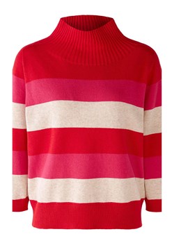 Oui Sweter w kolorze czerwono-różowo-kremowym ze sklepu Limango Polska w kategorii Swetry damskie - zdjęcie 167650503