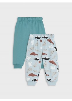 Sinsay - Spodnie haremki 2 pack - beżowy ze sklepu Sinsay w kategorii Spodnie i półśpiochy - zdjęcie 167652293