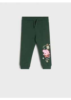 Sinsay - Spodnie dresowe Świnka Peppa - zielony ze sklepu Sinsay w kategorii Spodnie i półśpiochy - zdjęcie 167652310