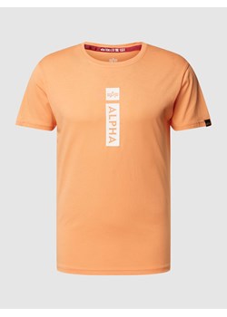 T-shirt z nadrukiem z logo ze sklepu Peek&Cloppenburg  w kategorii T-shirty męskie - zdjęcie 167652594