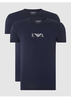 T-shirt z nadrukiem z logo w zestawie 2 szt. ze sklepu Peek&Cloppenburg  w kategorii Podkoszulki męskie - zdjęcie 167652753