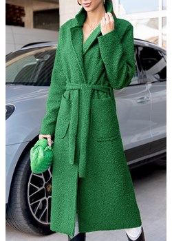 Płaszcz damski AMELIANA GREEN ze sklepu Ivet Shop w kategorii Płaszcze damskie - zdjęcie 167652914