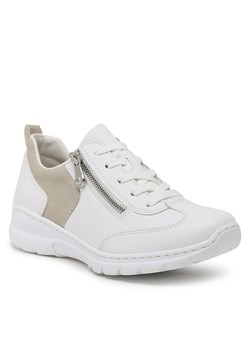 Sneakersy Rieker L3221-80 Biały ze sklepu eobuwie.pl w kategorii Buty sportowe damskie - zdjęcie 167657743