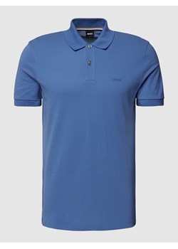 Koszulka polo z wyhaftowanym logo model ‘Pallas’ ze sklepu Peek&Cloppenburg  w kategorii T-shirty męskie - zdjęcie 167659481