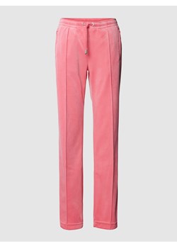 Spodnie typu track pants z przeszytym kantem model ‘TINA’ ze sklepu Peek&Cloppenburg  w kategorii Spodnie damskie - zdjęcie 167659491