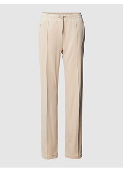 Spodnie typu track pants z przeszytym kantem model ‘TINA’ ze sklepu Peek&Cloppenburg  w kategorii Spodnie damskie - zdjęcie 167659550