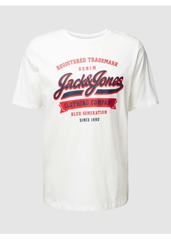 T-shirt z nadrukiem z logo ze sklepu Peek&Cloppenburg  w kategorii T-shirty męskie - zdjęcie 167659692
