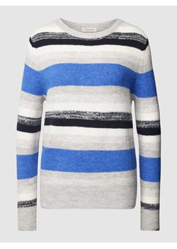 Sweter z dzianiny ze wzorem w paski model ‘Franja’ ze sklepu Peek&Cloppenburg  w kategorii Swetry damskie - zdjęcie 167659752