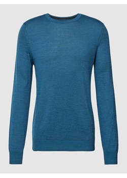 Bluzka z długim rękawem z mieszanki wełny ze sklepu Peek&Cloppenburg  w kategorii T-shirty męskie - zdjęcie 167667860