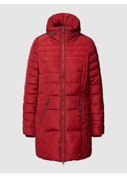 Płaszcz pikowany z odpinanym kapturem model ‘Nina’ ze sklepu Peek&Cloppenburg  w kategorii Płaszcze damskie - zdjęcie 167667884