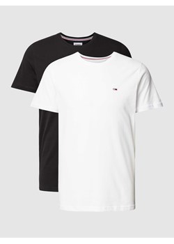 T-shirt o kroju slim fit z wyhaftowanym logo w zestawie 2 szt. ze sklepu Peek&Cloppenburg  w kategorii T-shirty męskie - zdjęcie 167668340