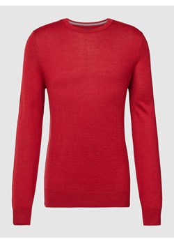Bluzka z długim rękawem z mieszanki wełny ze sklepu Peek&Cloppenburg  w kategorii Swetry męskie - zdjęcie 167668761