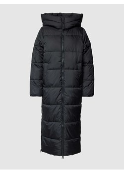 Płaszcz pikowany z kapturem ze sklepu Peek&Cloppenburg  w kategorii Płaszcze damskie - zdjęcie 167669380