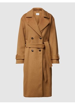 Płaszcz z wiązanym paskiem ze sklepu Peek&Cloppenburg  w kategorii Płaszcze damskie - zdjęcie 167669493