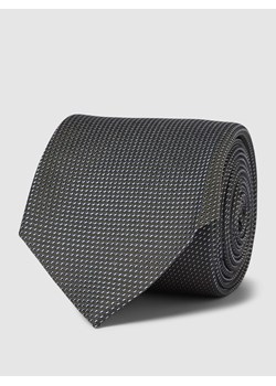 Krawat jedwabny ze wzorem na całej powierzchni ze sklepu Peek&Cloppenburg  w kategorii Krawaty - zdjęcie 167669540