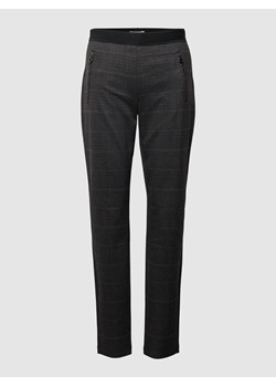 Spodnie materiałowe o kroju skinny fit ze wzorem w kratkę glencheck ze sklepu Peek&Cloppenburg  w kategorii Spodnie damskie - zdjęcie 167669744