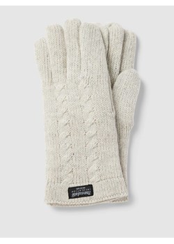 Rękawiczki z detalem z logo ze sklepu Peek&Cloppenburg  w kategorii Rękawiczki damskie - zdjęcie 167670261