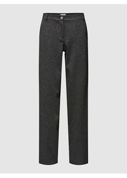 Spodnie materiałowe z fakturowanym wzorem ze sklepu Peek&Cloppenburg  w kategorii Spodnie damskie - zdjęcie 167670420