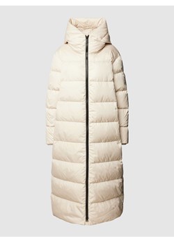Płaszcz pikowany z kapturem ze sklepu Peek&Cloppenburg  w kategorii Płaszcze damskie - zdjęcie 167670594