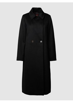 Płaszcz z wełny z wiązanym paskiem ze sklepu Peek&Cloppenburg  w kategorii Płaszcze damskie - zdjęcie 167670693