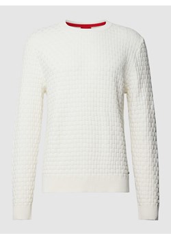 Sweter z dzianiny z okrągłym dekoltem model ‘Stubon’ ze sklepu Peek&Cloppenburg  w kategorii Swetry męskie - zdjęcie 167670831