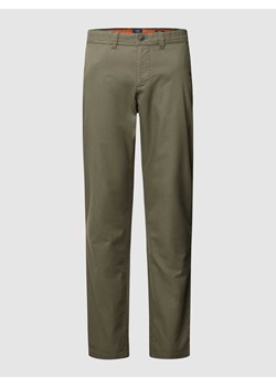 Chinosy o kroju slim fit z fakturowanym wzorem ze sklepu Peek&Cloppenburg  w kategorii Spodnie męskie - zdjęcie 167670924