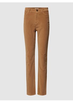 Spodnie na guzik i zamek błyskawiczny ze sklepu Peek&Cloppenburg  w kategorii Spodnie damskie - zdjęcie 167670960