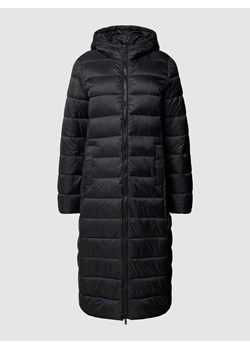 Płaszcz pikowany z kapturem ze sklepu Peek&Cloppenburg  w kategorii Płaszcze damskie - zdjęcie 167671041
