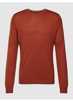 Bluzka z długim rękawem z mieszanki wełny ze sklepu Peek&Cloppenburg  w kategorii T-shirty męskie - zdjęcie 167671150