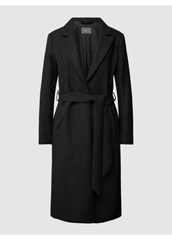 Płaszcz z wiązanym paskiem ze sklepu Peek&Cloppenburg  w kategorii Płaszcze damskie - zdjęcie 167671161