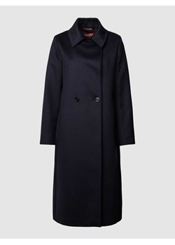 Płaszcz z wełny z wiązanym paskiem ze sklepu Peek&Cloppenburg  w kategorii Płaszcze damskie - zdjęcie 167671542