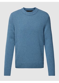 Sweter z dzianiny z mieszanki kaszmiru model ‘Ecosio’ ze sklepu Peek&Cloppenburg  w kategorii Swetry męskie - zdjęcie 167671573