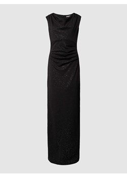 Sukienka wieczorowa z efektem błyszczącym,lejącym dekoltem i marszczeniami ze sklepu Peek&Cloppenburg  w kategorii Sukienki - zdjęcie 167672060