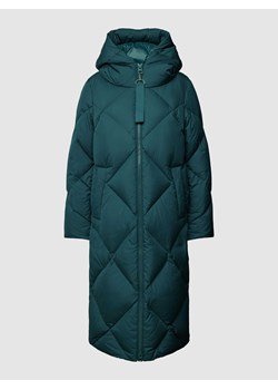 Płaszcz pikowany z kapturem ze sklepu Peek&Cloppenburg  w kategorii Płaszcze damskie - zdjęcie 167672134
