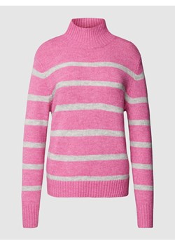 Sweter z dzianiny ze stójką ze sklepu Peek&Cloppenburg  w kategorii Swetry damskie - zdjęcie 167672442