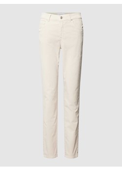 Spodnie materiałowe o kroju skinny fit z 5 kieszeniami ze sklepu Peek&Cloppenburg  w kategorii Spodnie damskie - zdjęcie 167672691