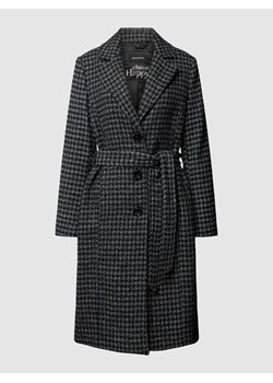 Płaszcz ze wzorem w pepitkę ze sklepu Peek&Cloppenburg  w kategorii Płaszcze damskie - zdjęcie 167672884