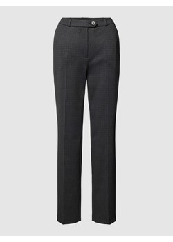 Spodnie materiałowe z elastycznym pasem w kant model ‘ANNIKA’ ze sklepu Peek&Cloppenburg  w kategorii Spodnie damskie - zdjęcie 167672923