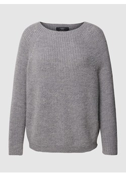 Sweter z dzianiny z okrągłym dekoltem model ‘XENO’ ze sklepu Peek&Cloppenburg  w kategorii Swetry damskie - zdjęcie 167673324