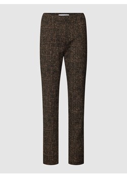 Spodnie materiałowe z fakturowanym wzorem model ‘PENNY’ ze sklepu Peek&Cloppenburg  w kategorii Spodnie damskie - zdjęcie 167673521